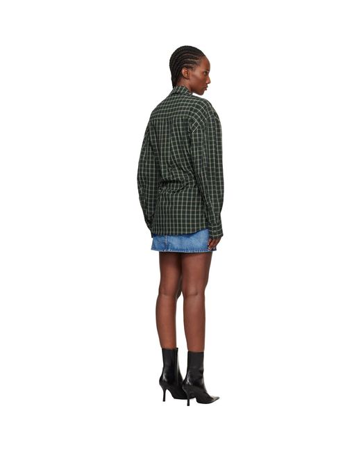 Alexander Wang Black Pre-Styled Wrap Minidress