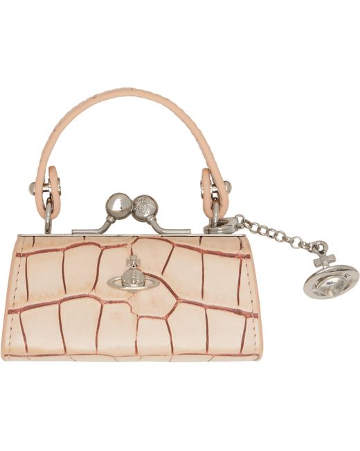 Vivienne Westwood Black Crocodile Doll Bag