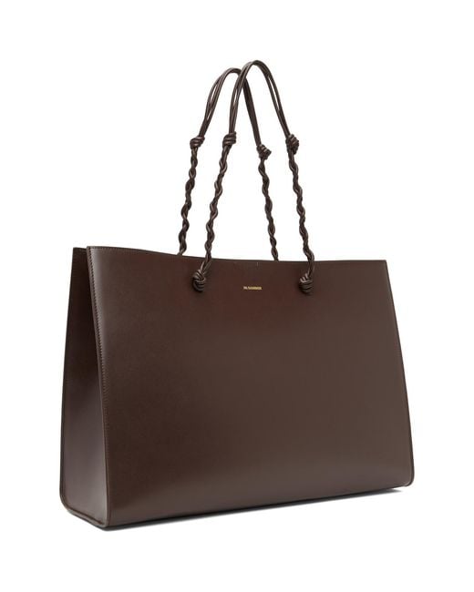 Jil Sander Brown Tangle Tote