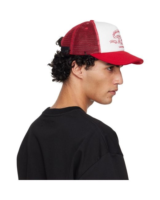 Amiri Black Eagle Trucker Cap for men