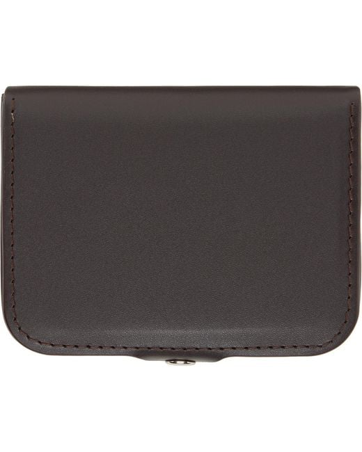 A.P.C. Black Josh Bifold Wallet for men