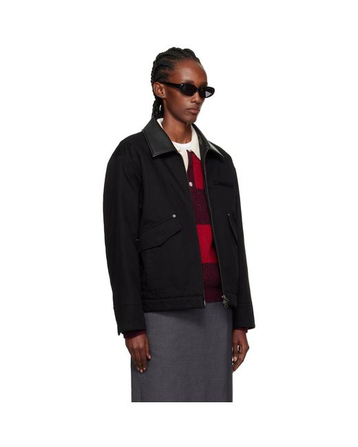 DUNST Black Vintage Padded Work Jacket