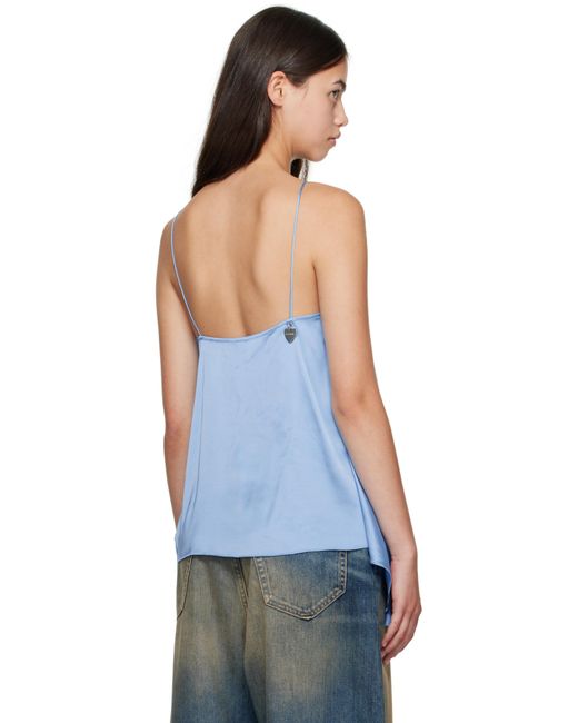 Acne Blue Satin Top