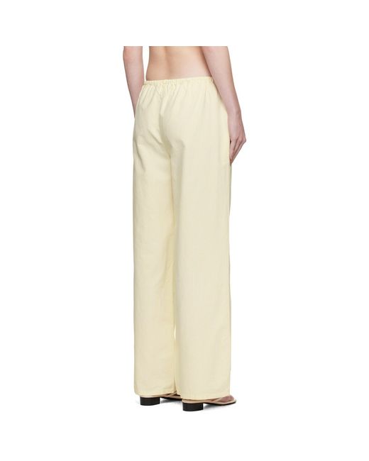 GUIZIO Natural Stripe Lounge Pants