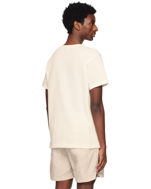 sunflower Natural Off- Garment-dyed T-shirt for men