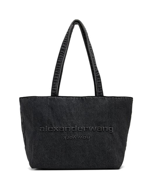 Alexander Wang Black Punch Medium Tote