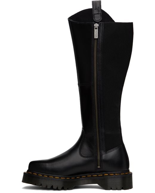 Dr. Martens Amaayah Lo シャープ スクエアトゥ レザー ブーツ Womens Dr. Martens Amaayah Lo Boot - Black | Journeys