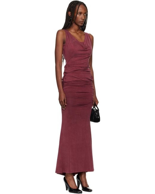 Vivienne Westwood Red Liz Jersey Maxi Dress