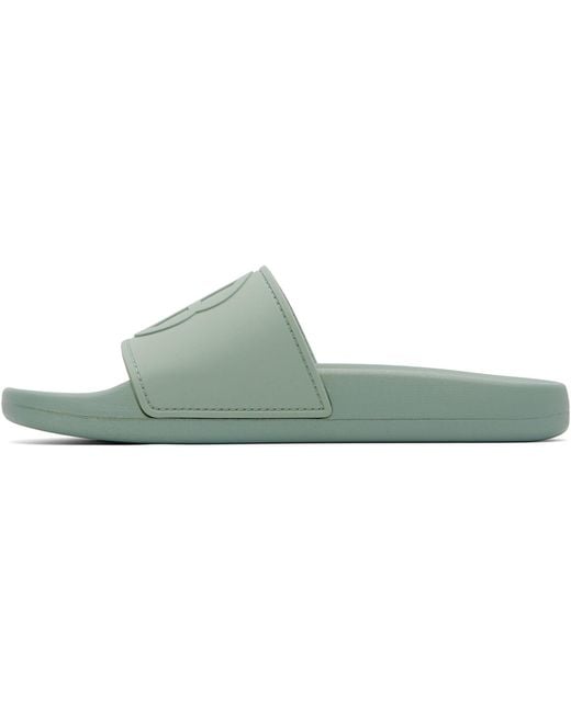 Anine Bing Green Isla Slides