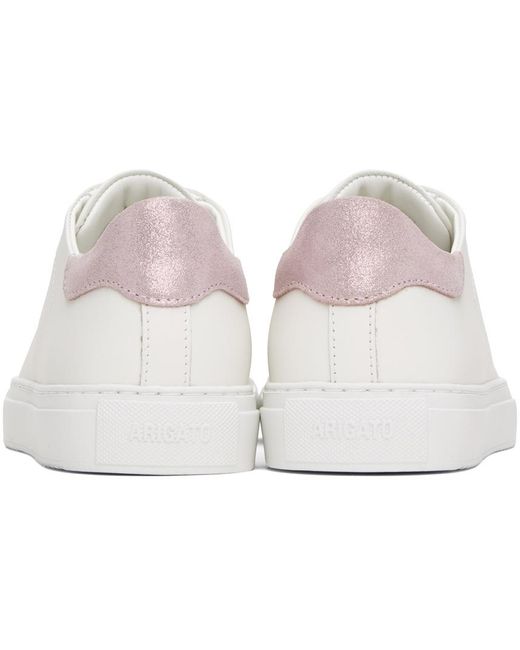 Axel Arigato Black White & Pink Clean 90 Sneakers