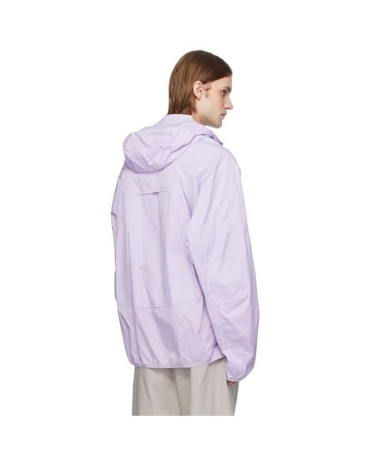 A.A.Spectrum光谱 Purple Hazma Shell Jacket for men