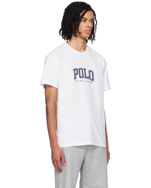 T-shirt blanc à logos Polo Ralph Lauren pour homme en coloris White