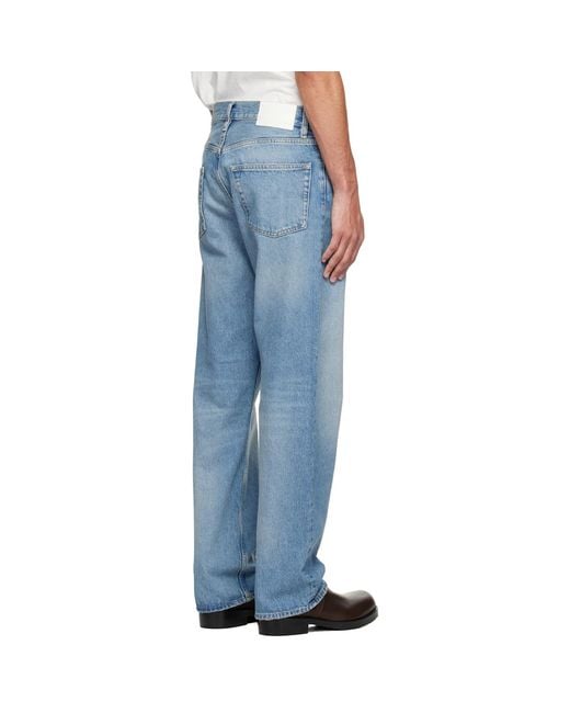 sunflower Blue Loose Jeans for men
