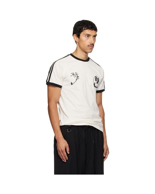 Y-3 White Off- Chito Edition Graphic Cali T-Shirt for men