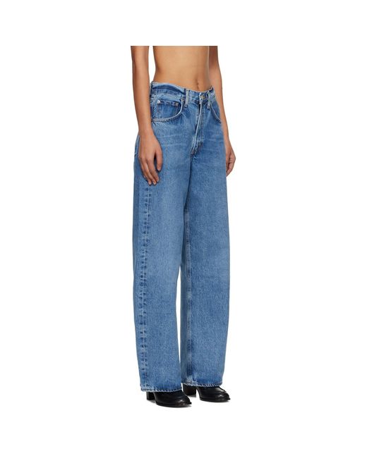 Agolde Blue Low Curve Jeans