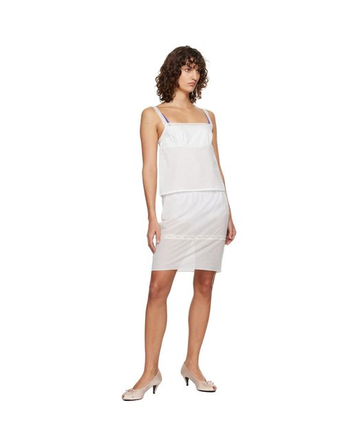 Fruity Booty White Lace Trim Bloomer Midi Skirt