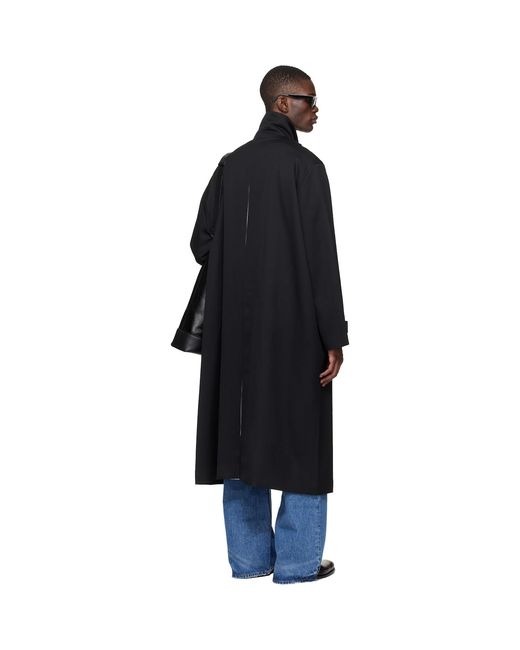 Sir Black Light Tailored Coat for men