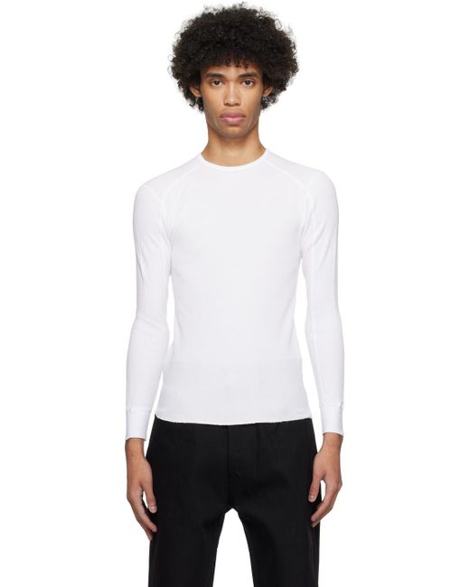Carson Wach Black Thermal Long Sleeve T-shirt for men
