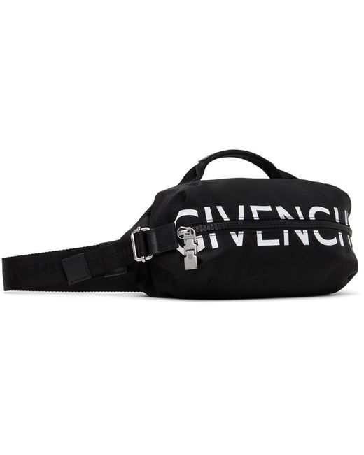 Givenchy Black G-zip Nylon Pouch for men