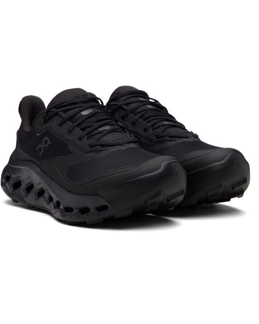 On Shoes Black Cloudhoriz 2 Waterproof Sneakers for men