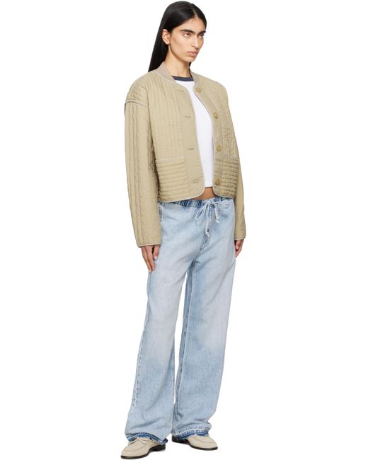 Jean Ample Logan Bleu En Denim Ultraléger Rag & Bone en coloris Blue