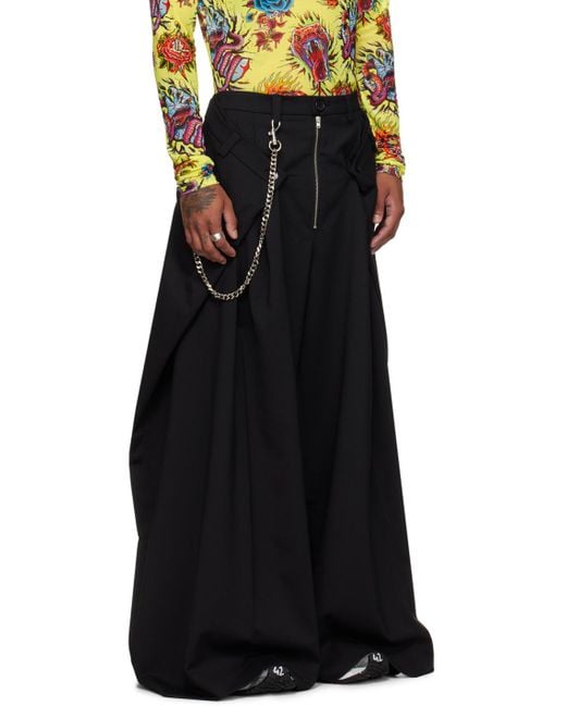 Lu'u Dan Black Maxi X Maxi X Maxi Trousers for men