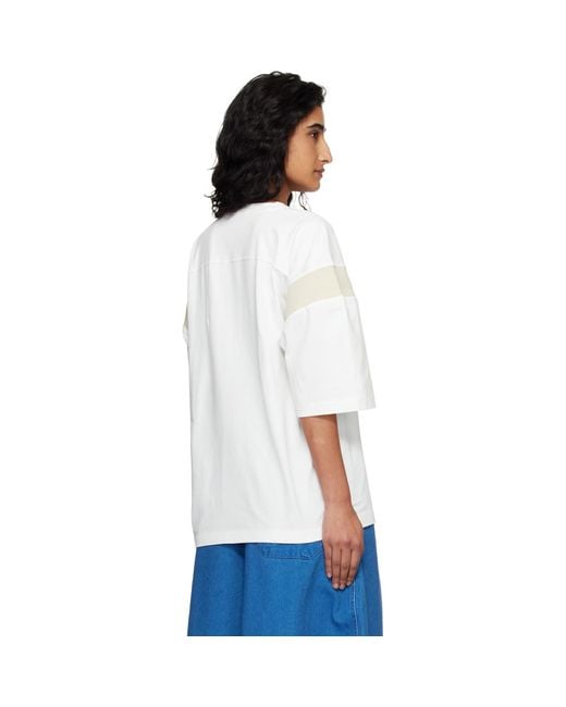 YMC White Off- Skate T-Shirt