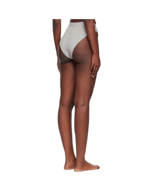 MARINE SERRE Multicolor Moon Logo Stretched Jersey High-Waist Briefs