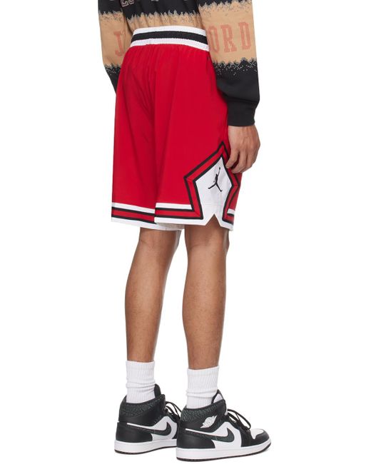 Nike Red Jordan Dri-fit Sport Woven Diamond Shorts Polyester for men
