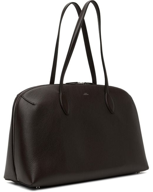TOTEME Grained-Leather Day Tote in Black | Lyst