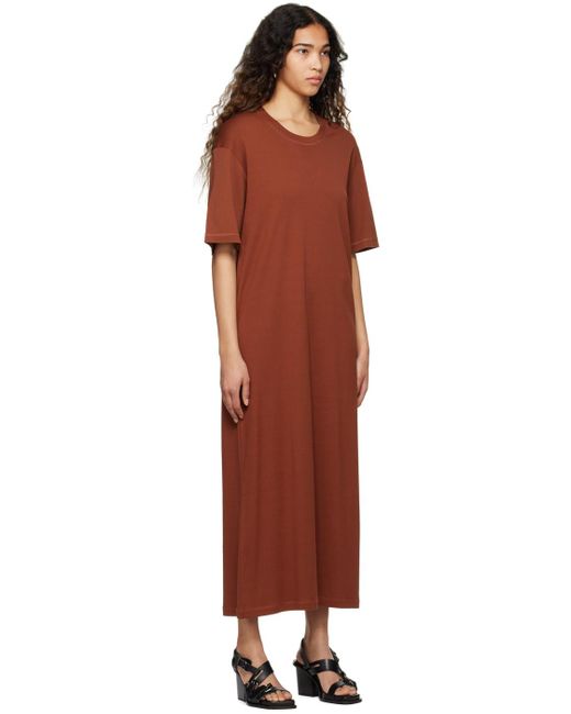 Lemaire Black Rib Maxi Dress