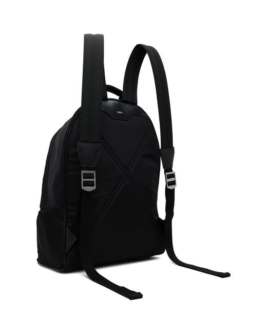 Amiri Black Logo Patch Nylon Backpack for men