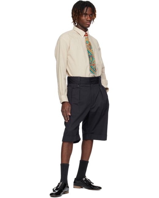 メンズ Engineered Garments ベージュ 19 Century Bd シャツ Black
