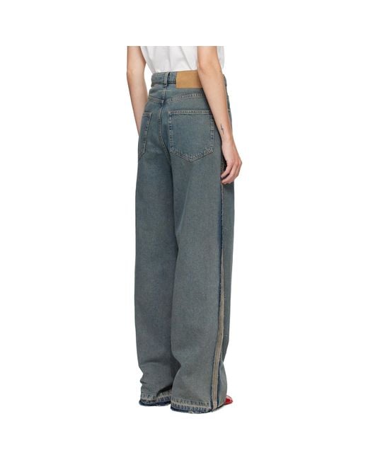 MM6 by Maison Margiela Gray 5-Pocket Jeans