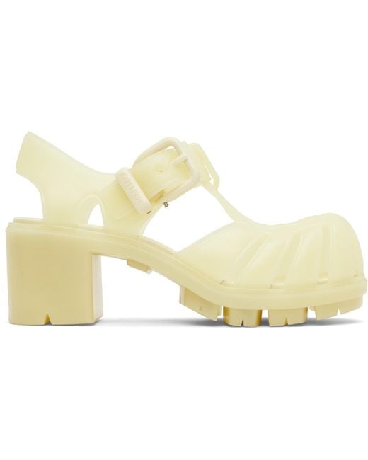 Bottega Veneta Black Gertie Fisherman Heeled Sandals