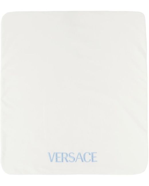Versace Blue Baby & Barocco Padded Blanket