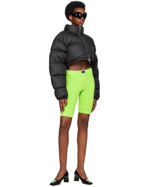 VTMNTS Green Cropped Down Jacket