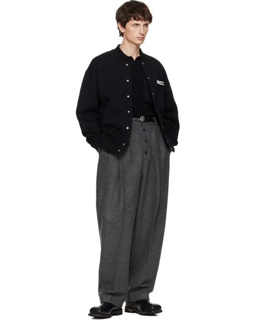 Jacquemus Black 'The Gros Grain' Cardigan for men