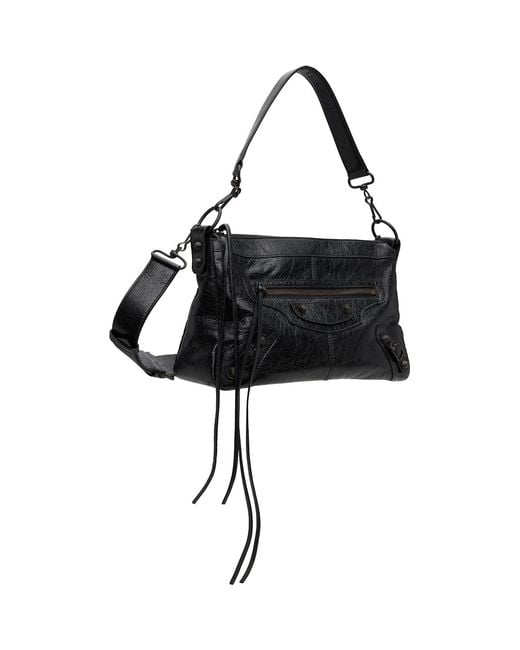 Balenciaga Black 'Le City Moto' Bag