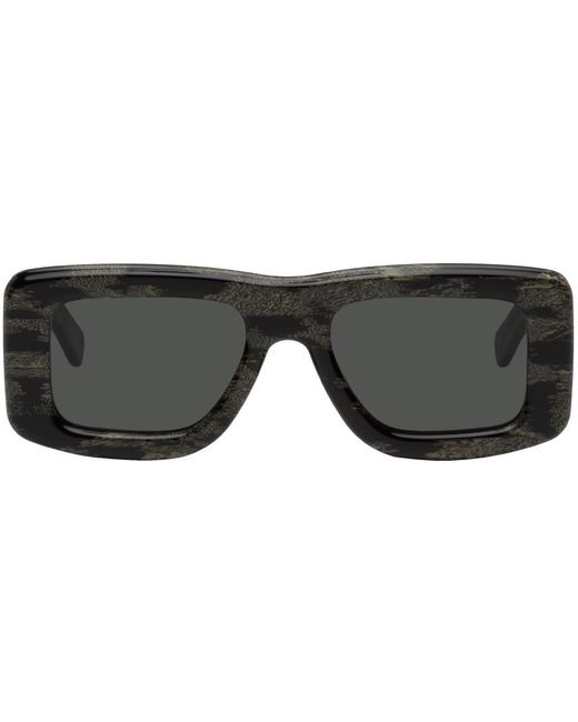 Retrosuperfuture Black Tortoiseshell Virgilio Sunglasses for men