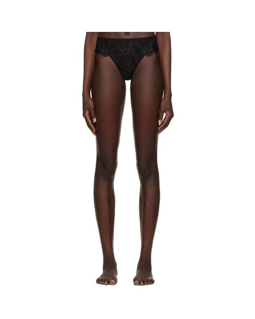 Dolce & Gabbana Black Floral Briefs