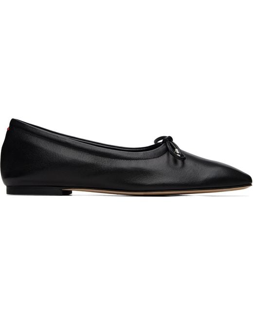 Aeyde Black Nomi Glove Ballerina Flats