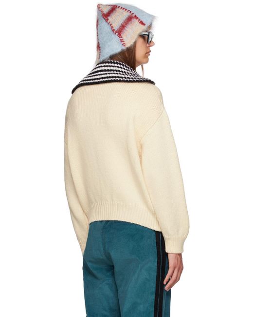 Marni Black Half-zip Sweater for men