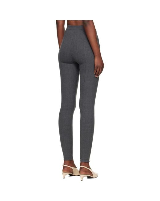 Jil Sander Black Trouser Leggings