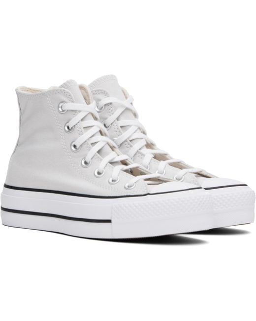 Converse Black Chuck Taylor All Star Lift Platform High Top Sneakers