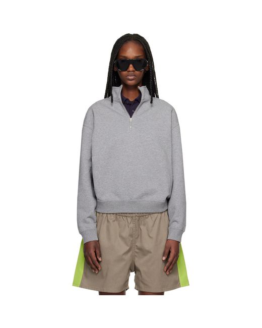 Canada Goose Gray Wander Quarter Zip Sweatshirt