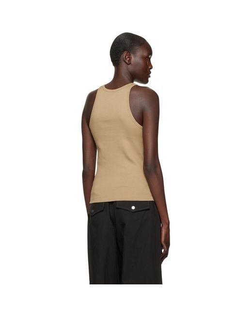 Dion Lee Black E-Hook Tank Top