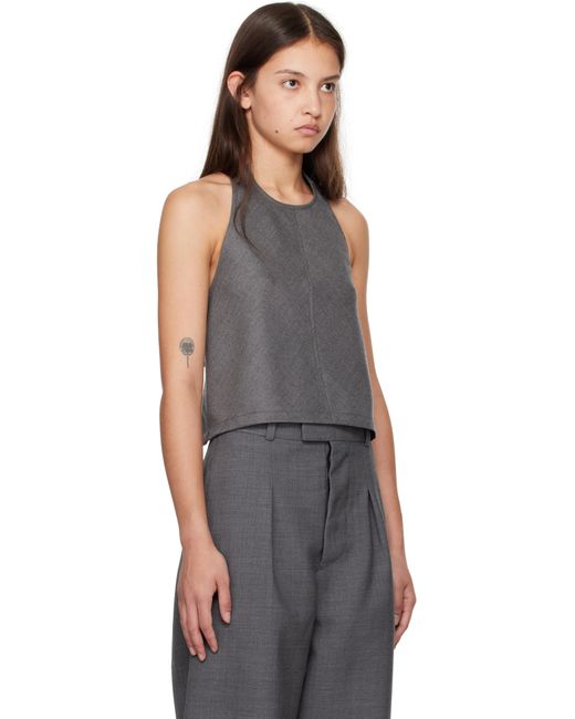 Wardrobe NYC Black Backless Halter Tank Top
