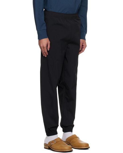 Aape By A Bathing Ape Black 'Aape Now' Woven Sweatpants for men