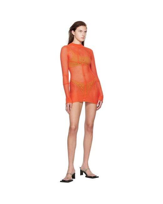 GUIZIO Black Ssense Exclusive Minidress
